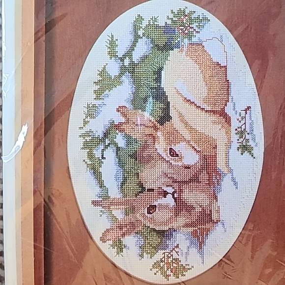 NWT Winter Rabbits crossstitch kit by the Creative Circle - Picture 8 of 8